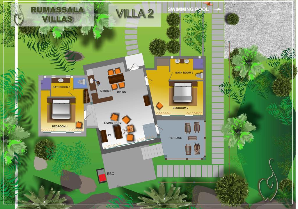 Rumassala Villas อูนาวาตูนา ภายนอก รูปภาพ